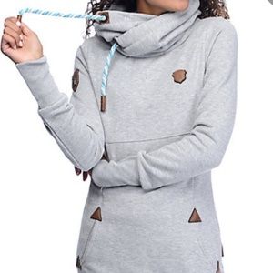 Naketano Darth Long Hoodie.  Women's Sz.SMALL